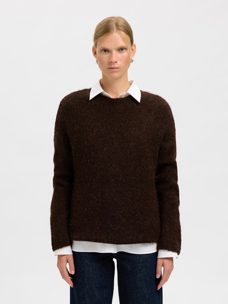 Selected Femme Damen Pullover Delicioso/Melan