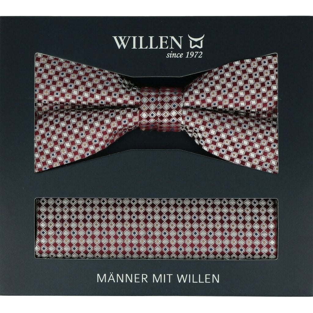 Willen Herren Krawatten & Schleifen Bordeaux