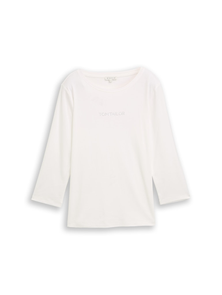 Tom Tailor Damen T-Shirts Whisper White