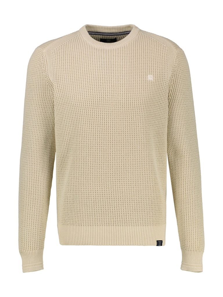 Lerros Herren Pullover Foam White