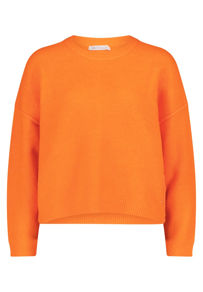 Betty & Co Damen Pullover Neon Orange
