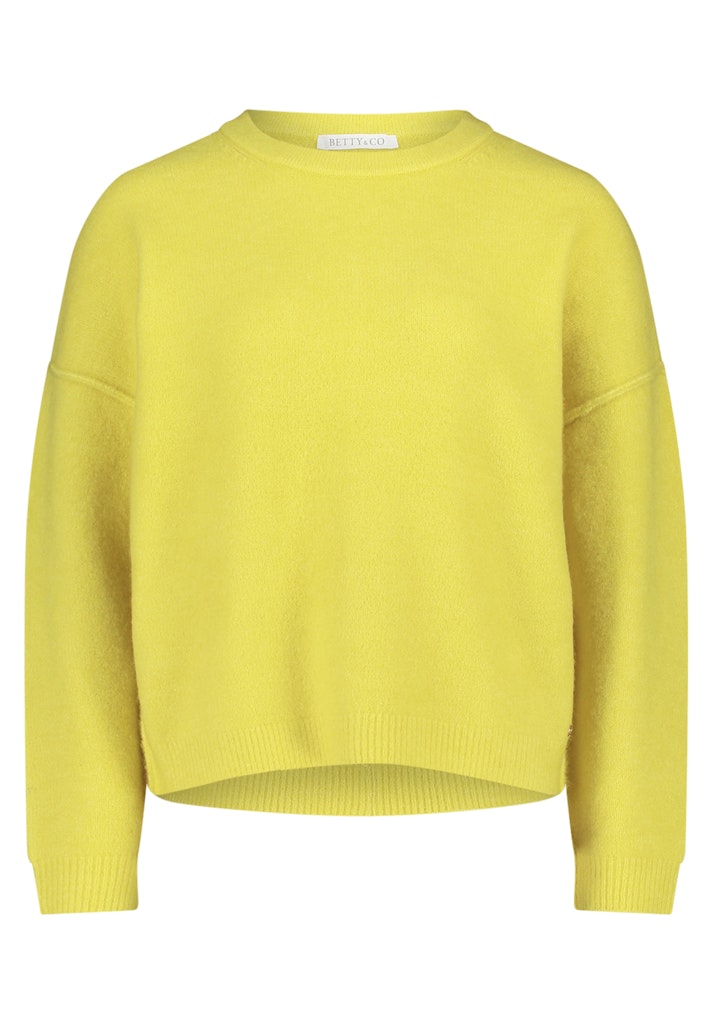 Betty & Co Damen Pullover Neon Yellow