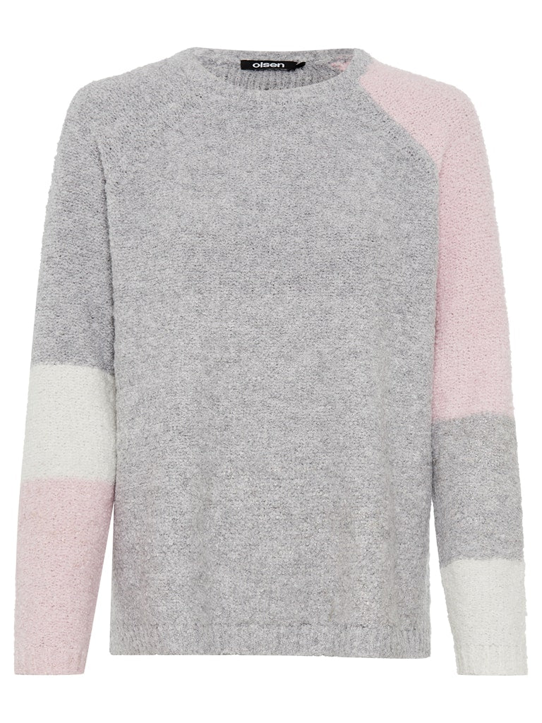 Olsen Damen Pullover Misty Gre