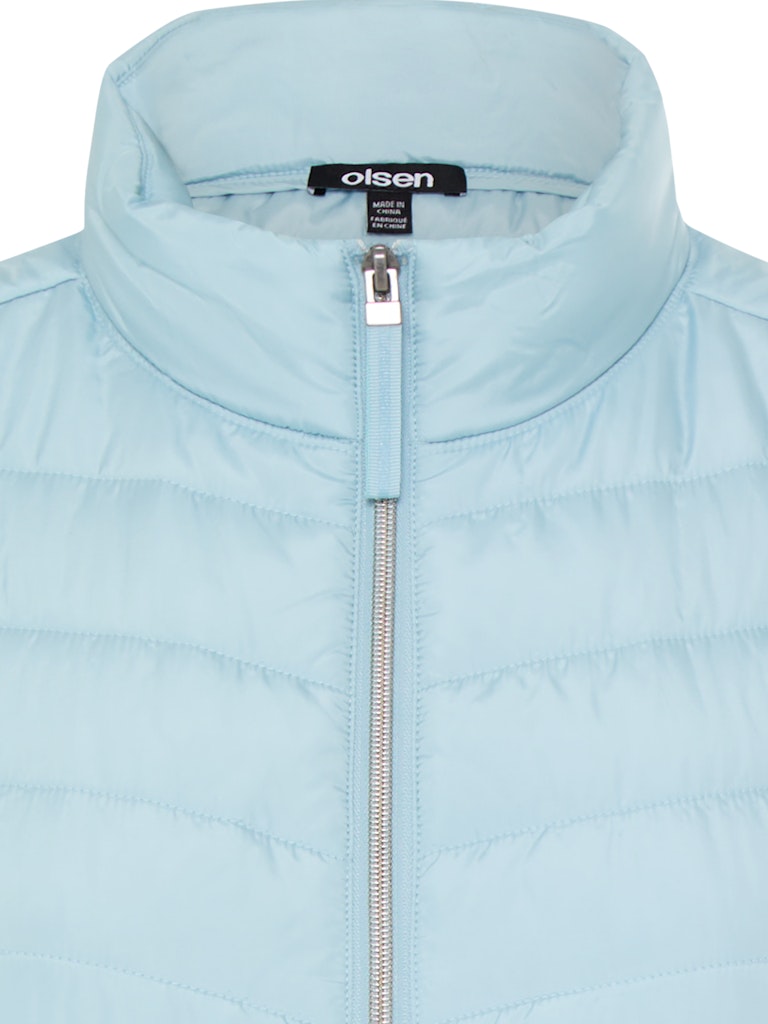 Olsen Damen Jacken Satin Blu