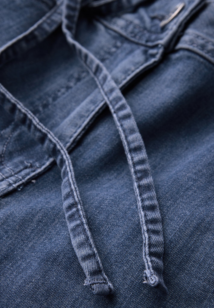 Cecil Damen Hosen Mid Blue