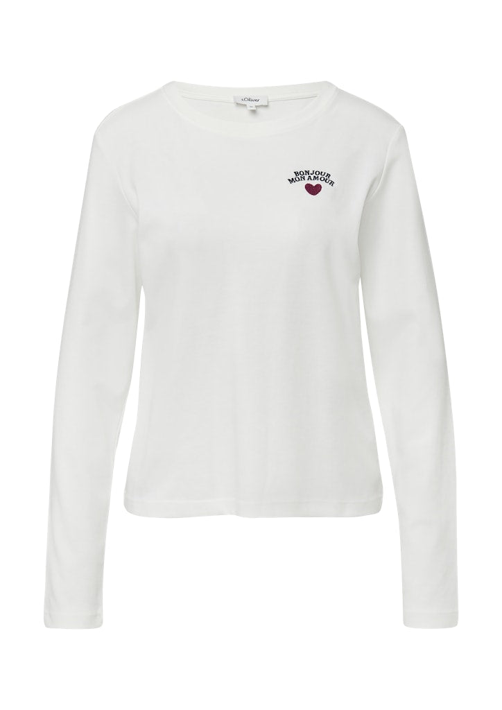S. Oliver red Damen T-Shirts White