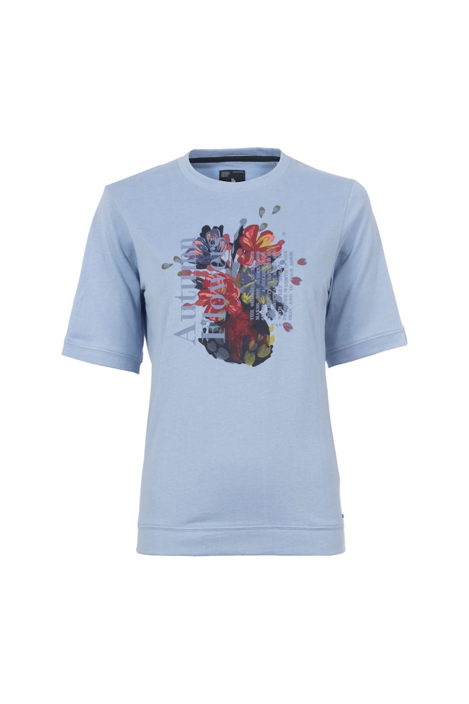 Soquesto Damen T-Shirts Eisblau Hell