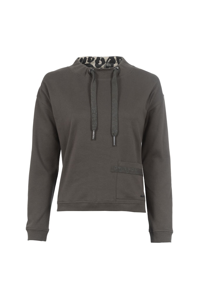Soquesto Damen Sweatshirts Schlamm