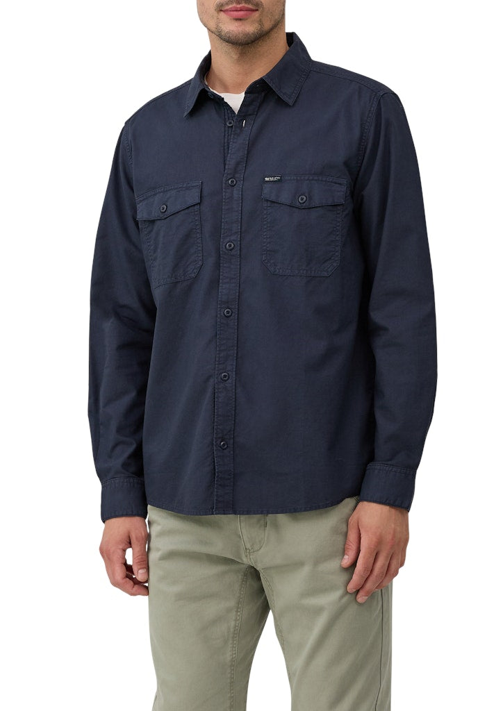 S. Oliver red Herren Hemden lang Blue