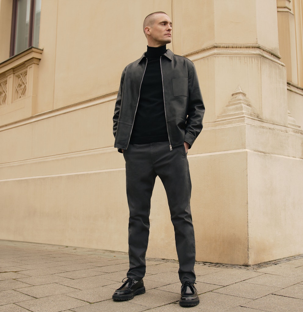 Mac Herren Hosen Grey Stone