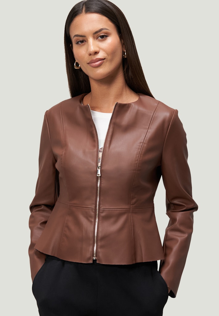 Zero Damen Blazer Cappuccino