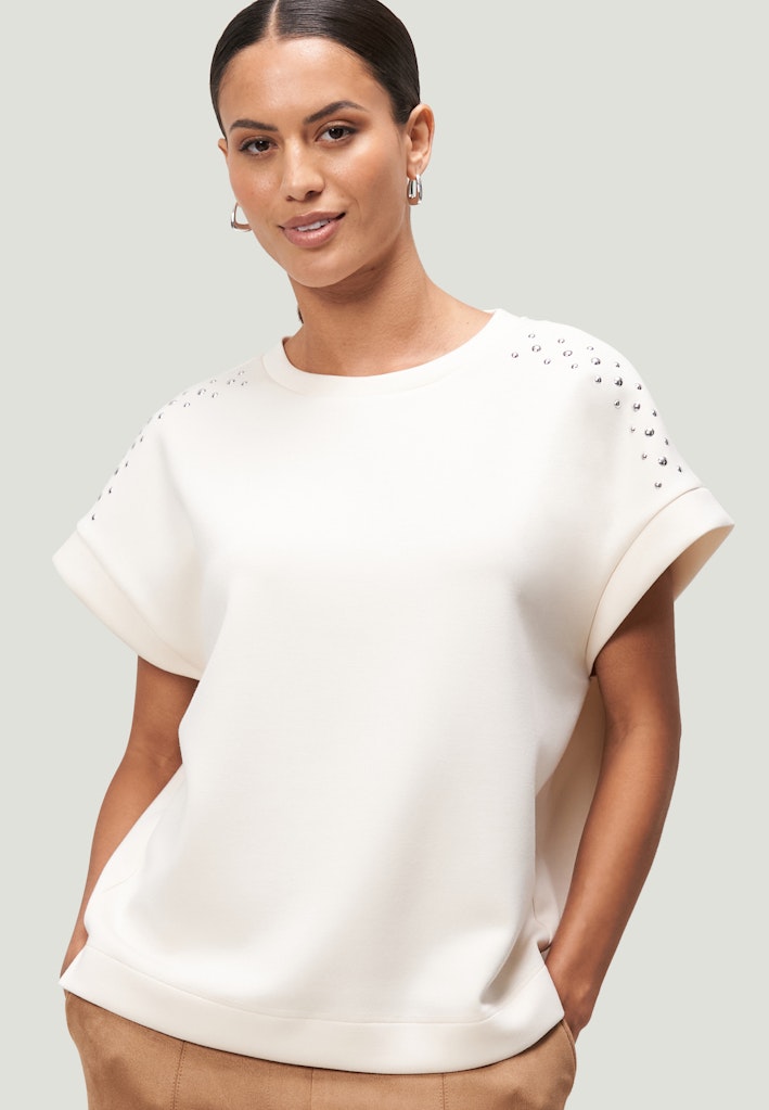 Zero Damen Sweatshirts Patch Creamsilv