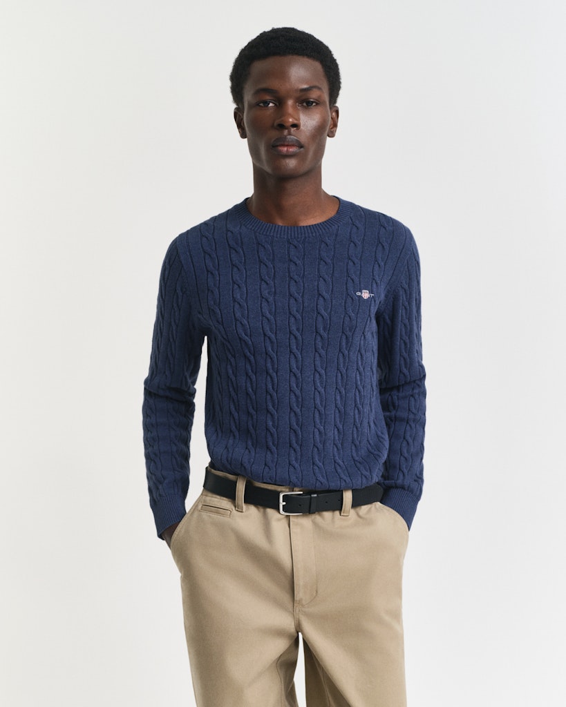 Gant Herren Pullover Dark Jeansb