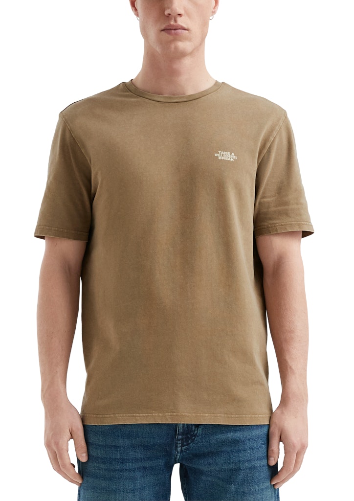 QS by S.Oliver Herren T-Shirts kurz Brown