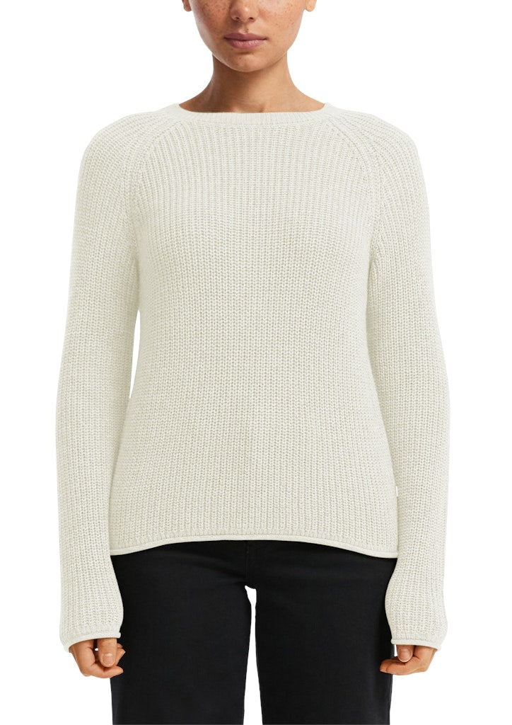 QS by S.Oliver Damen Pullover White