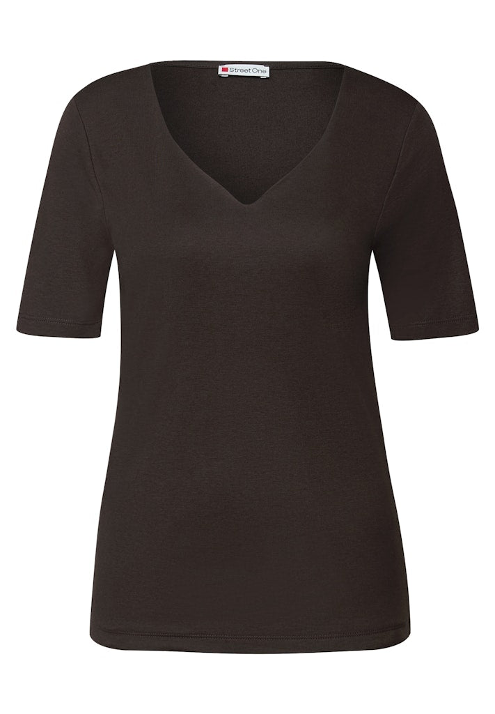 Street One Damen T-Shirts Deep Roas