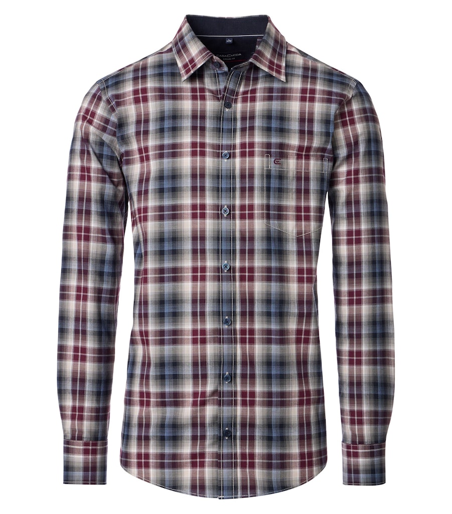 Casa Moda Herren Hemden Rot