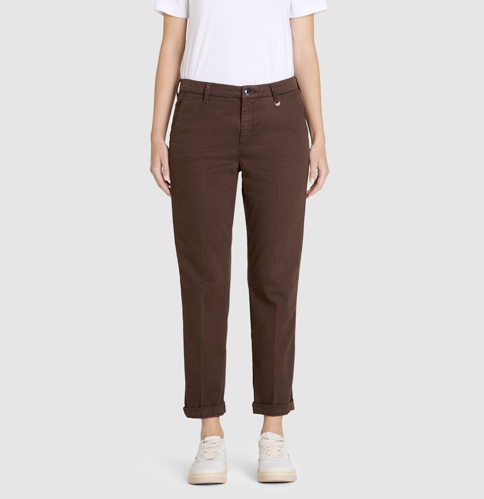 Mac Damen Hosen Truffle Brown P