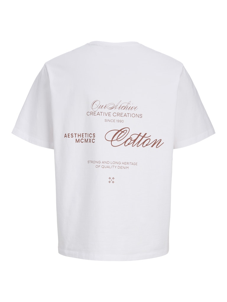 Jack & Jones Herren T-Shirts kurz Bright White