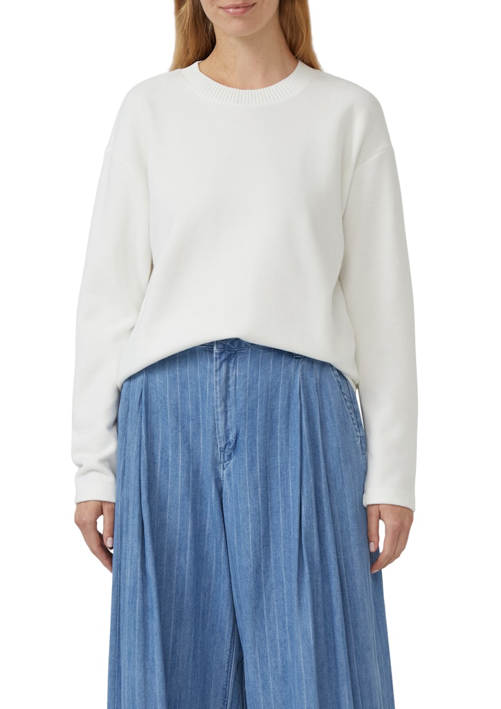 S. Oliver red Damen Sweatshirts White