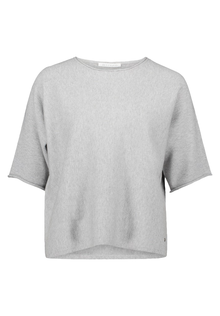 Betty & Co Damen Pullover Light Silver Me