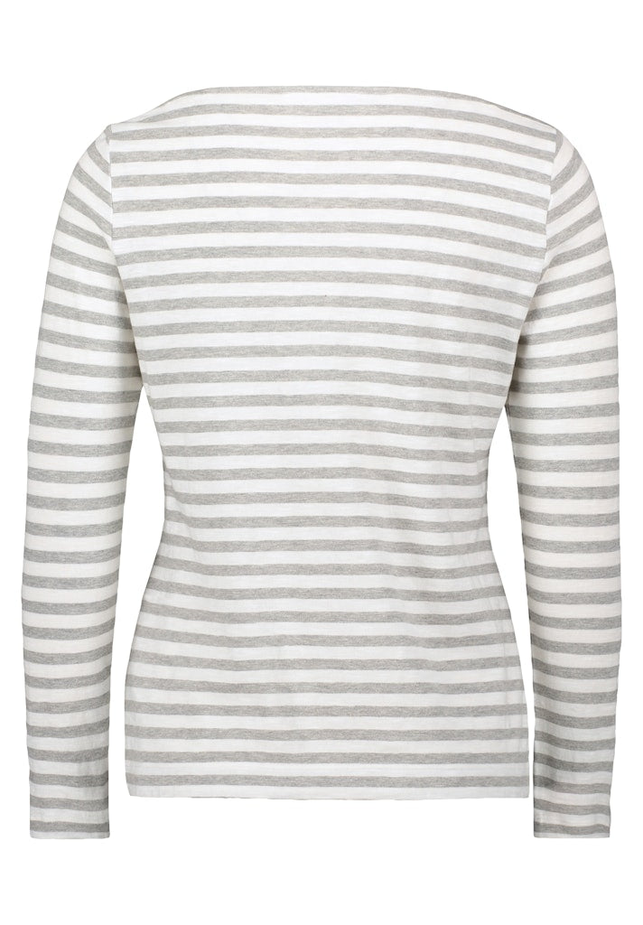 Betty & Co Damen T-Shirts Cream/Grey