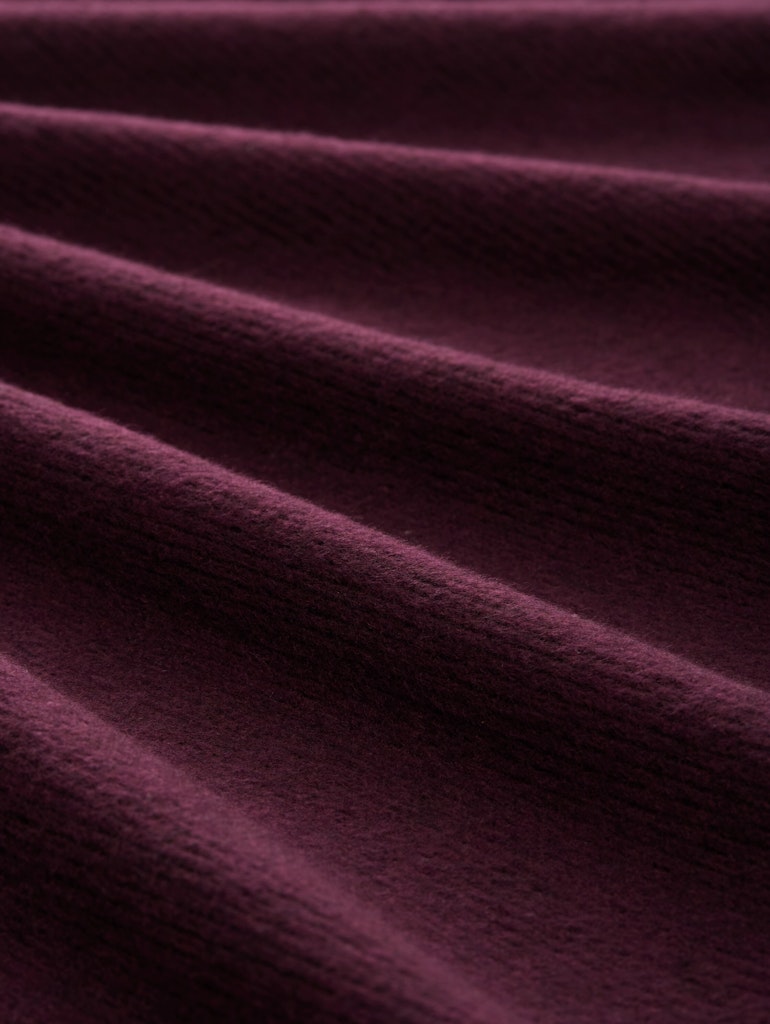 Tom Tailor Damen Sweatshirts Dark Red Mã©Lan