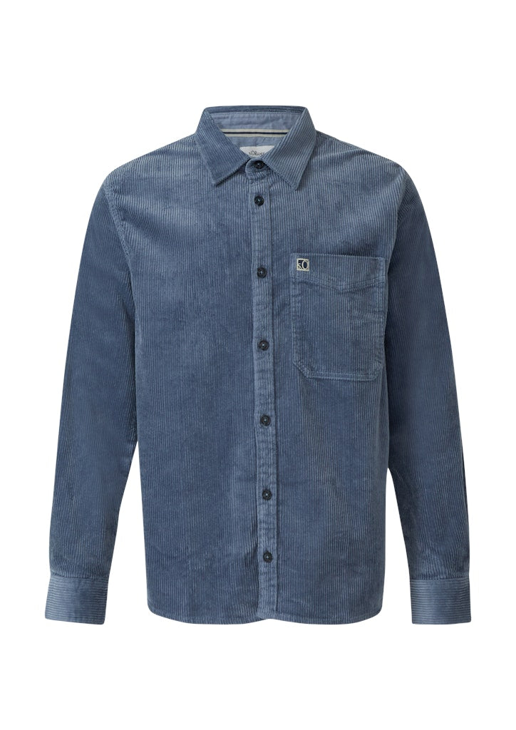S. Oliver red Herren Hemden lang Blue