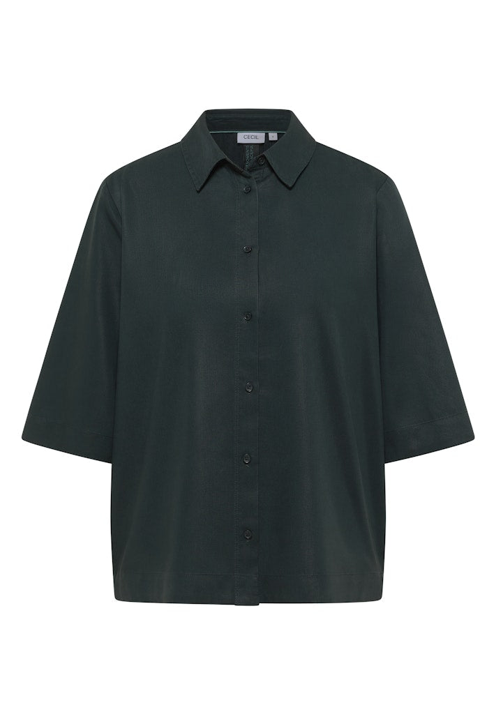 Cecil Damen Blusen Ink Green