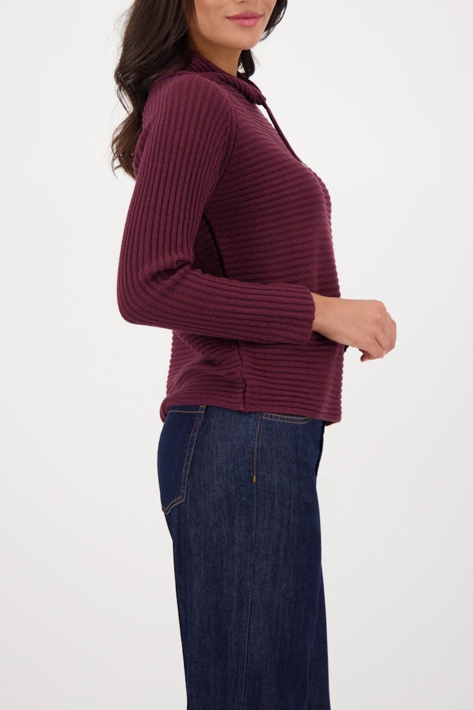 Monari Damen Pullover Bordeaux