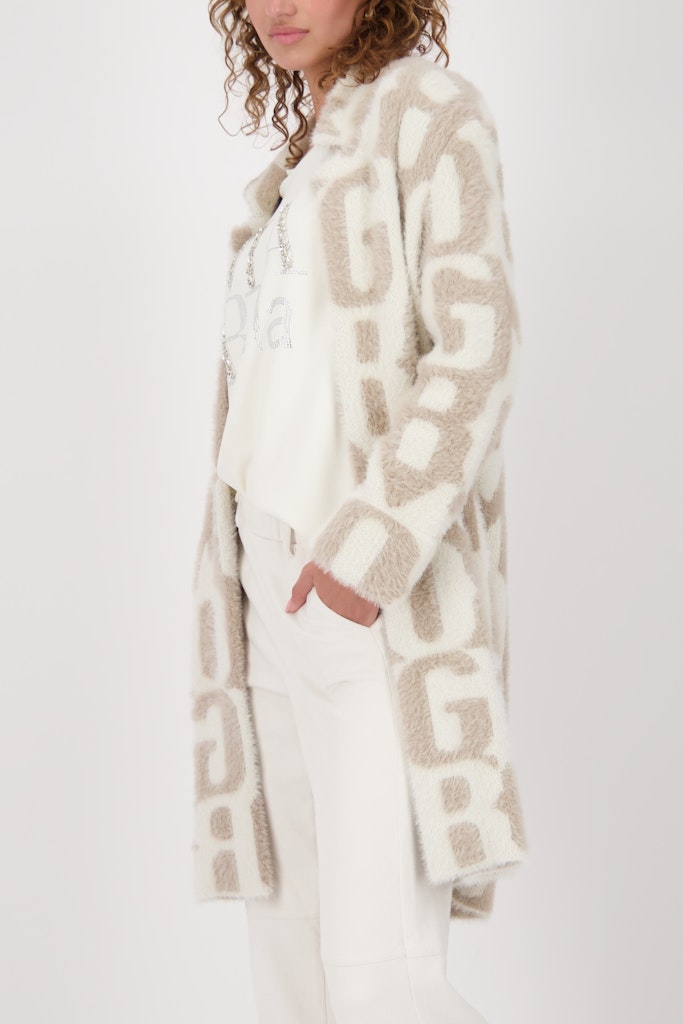 Monari Damen Strickjacken Truffle Gem