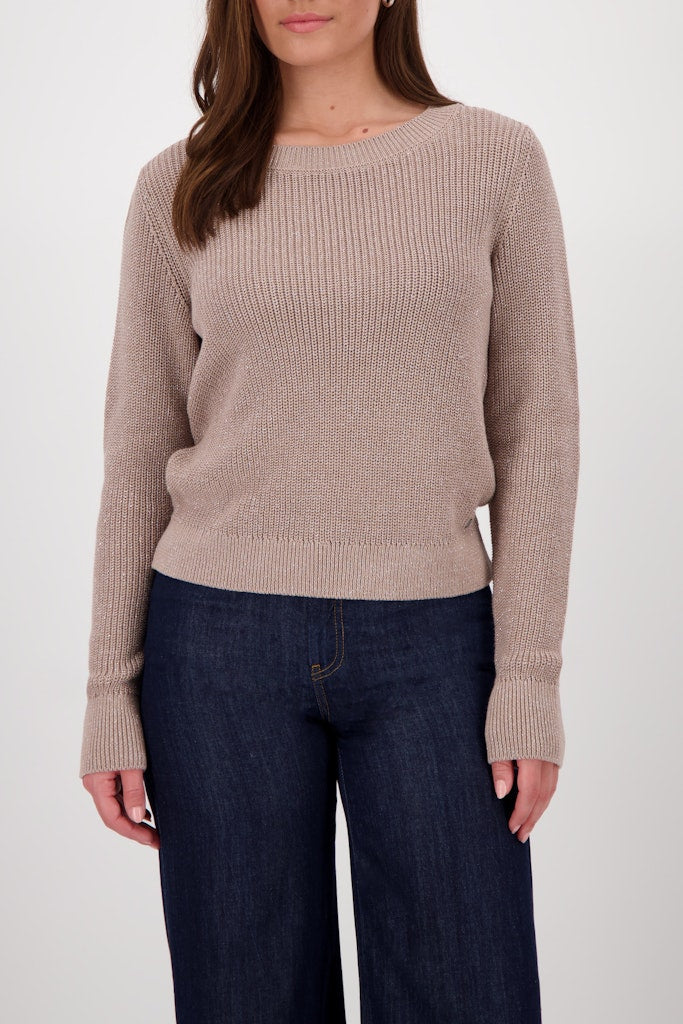 Monari Damen Pullover Truffle