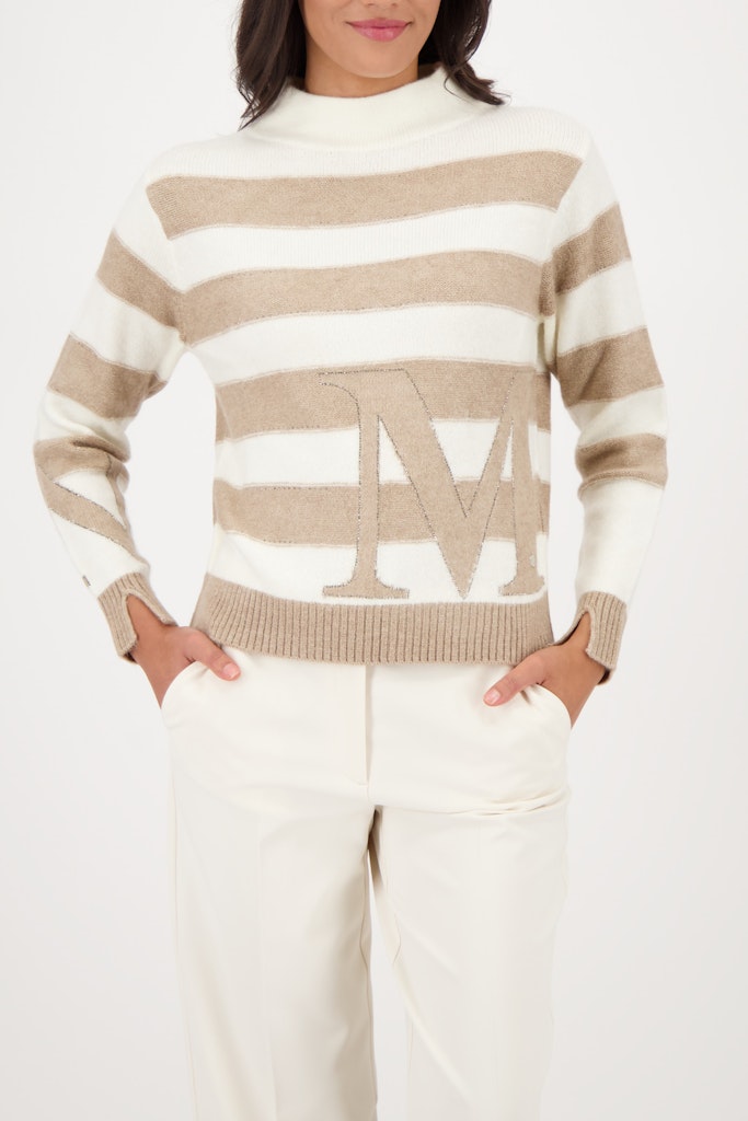 Monari Damen Pullover Truffle Rin