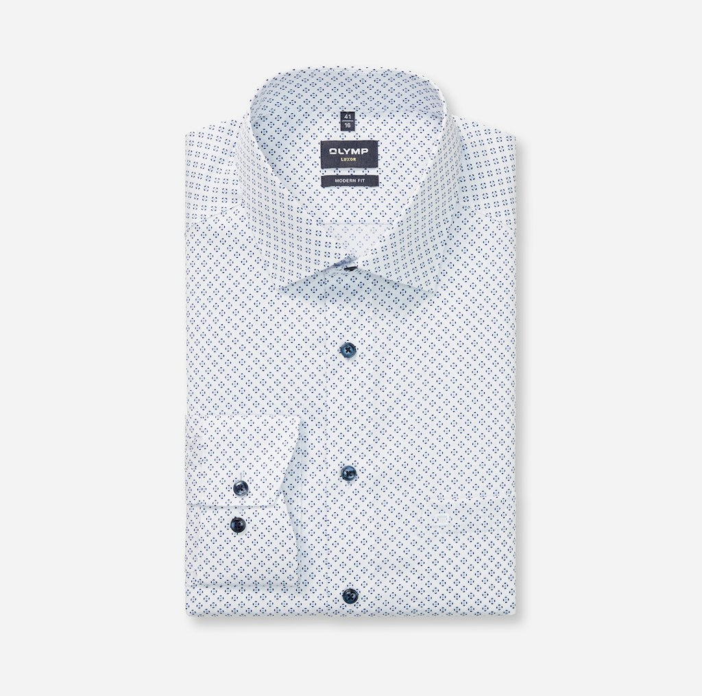 Olymp Herren Hemden lang Weiss