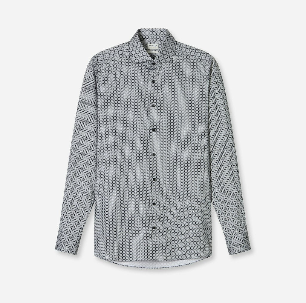 Olymp Herren Hemden lang Schwarz