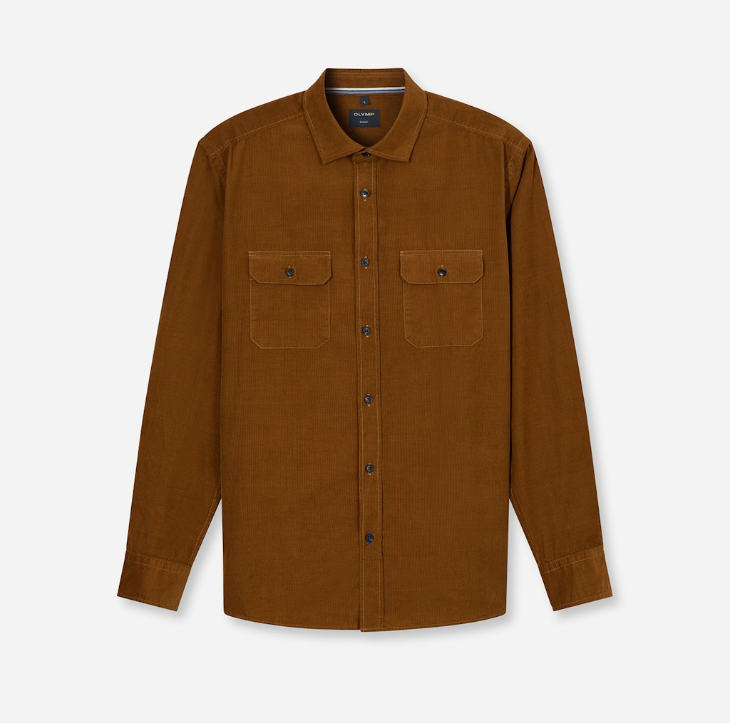 Olymp Herren Hemden Nougat
