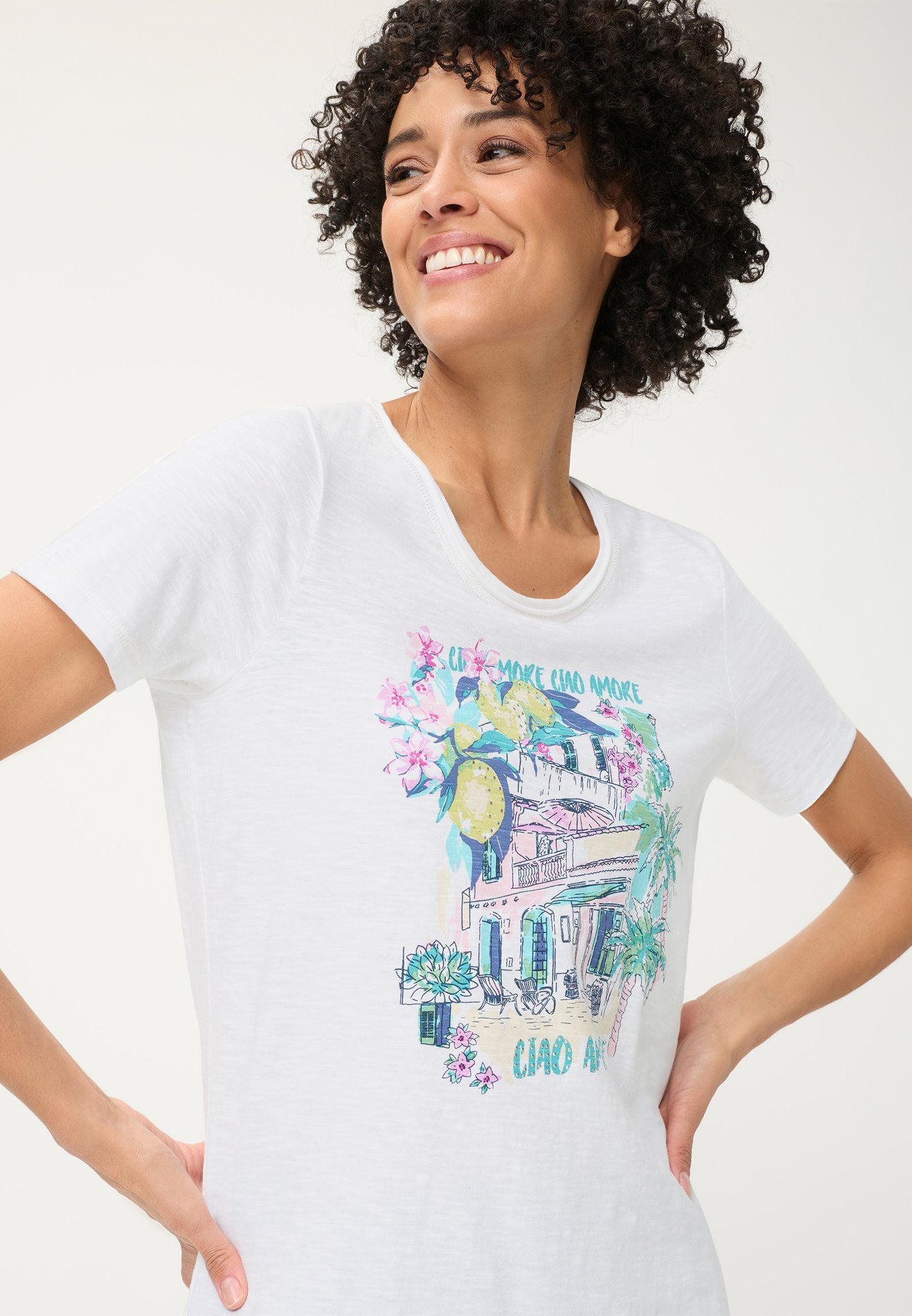 Olsen Damen T-Shirts White