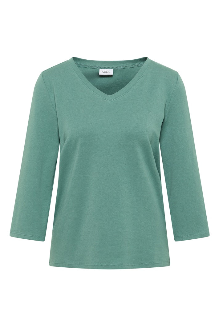 Cecil Damen T-Shirts Jewel Gre