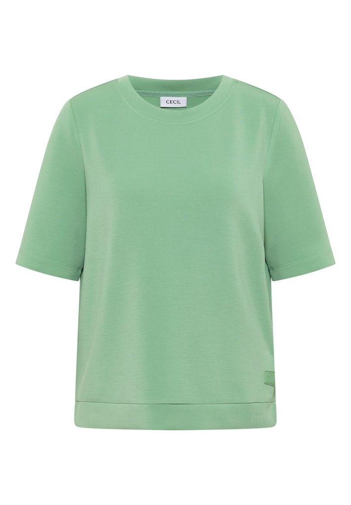 Cecil Damen T-Shirts Fennel Gr