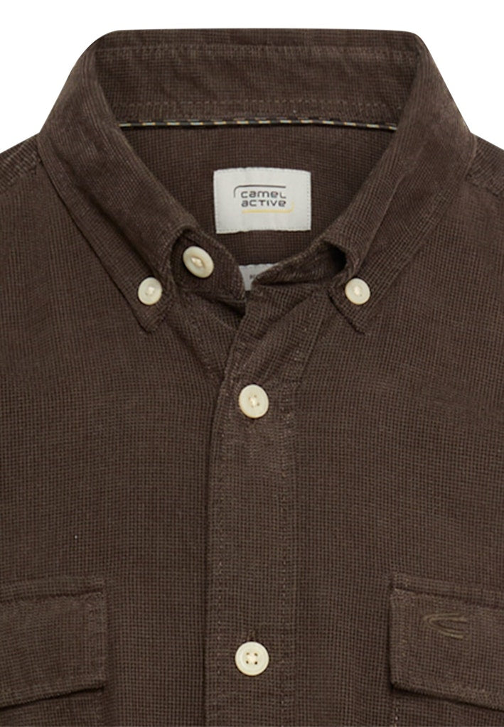 Camel active Herren Hemden Dark Brown