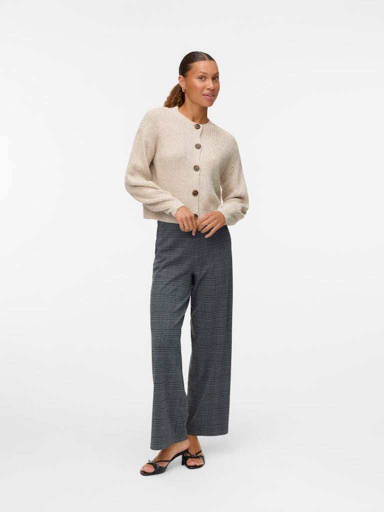 Vero Moda Damen Strickjacken Moon Rock/W. Si