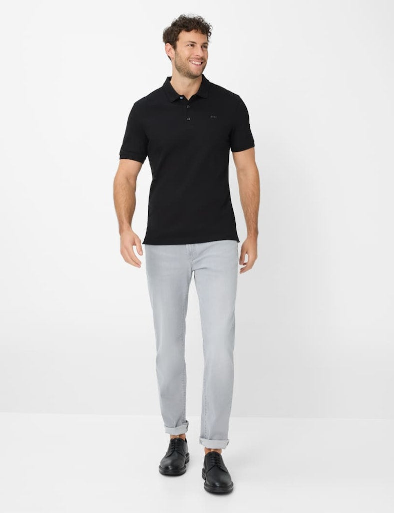 Brax Herren Polo-Shirts Black