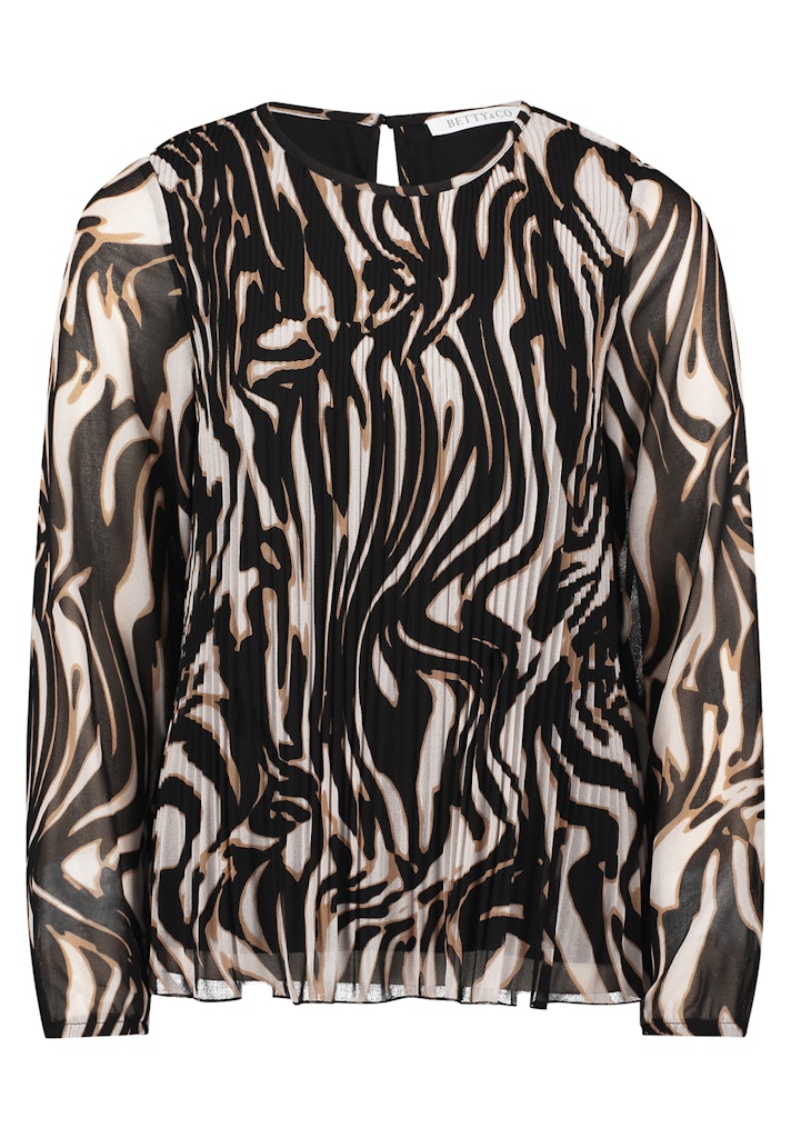 Betty & Co Damen Blusen Nature/Black