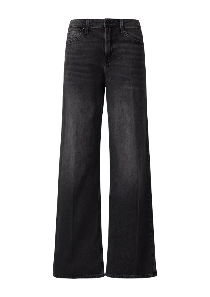 S. Oliver red Damen Jeans Grey/Black