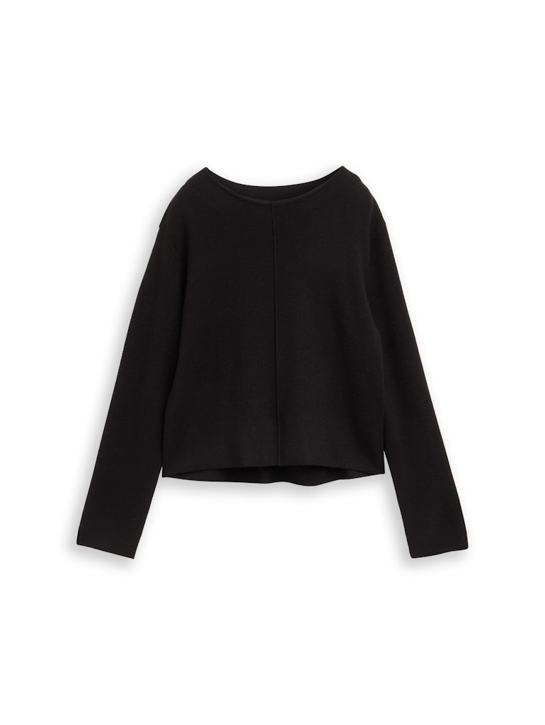 Tom Tailor Damen Pullover Deep Black