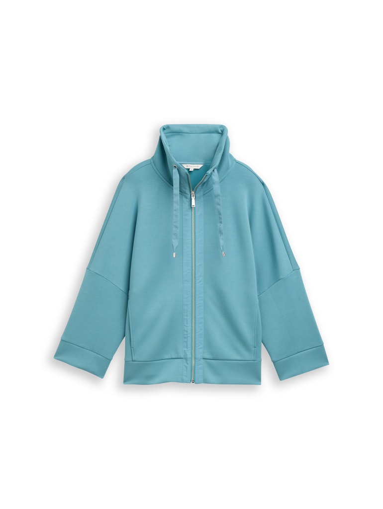 Tom Tailor Damen Sweatjacken Tropical Teal