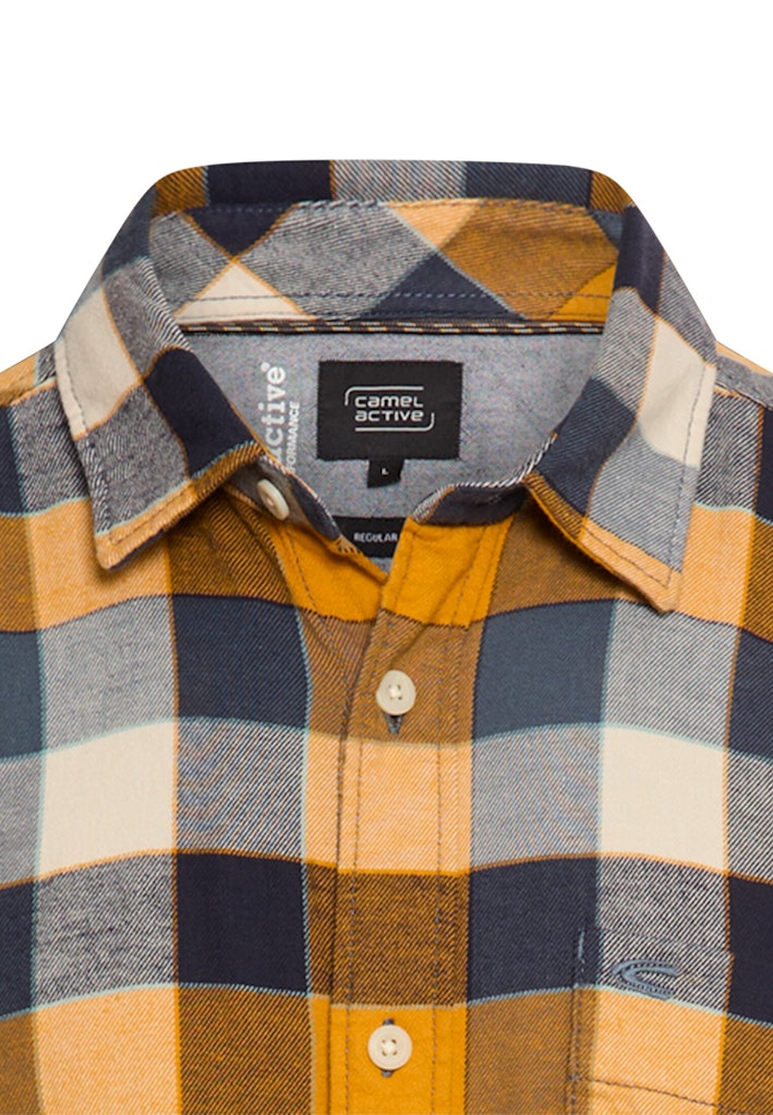 Camel active Herren Hemden Burned Yello