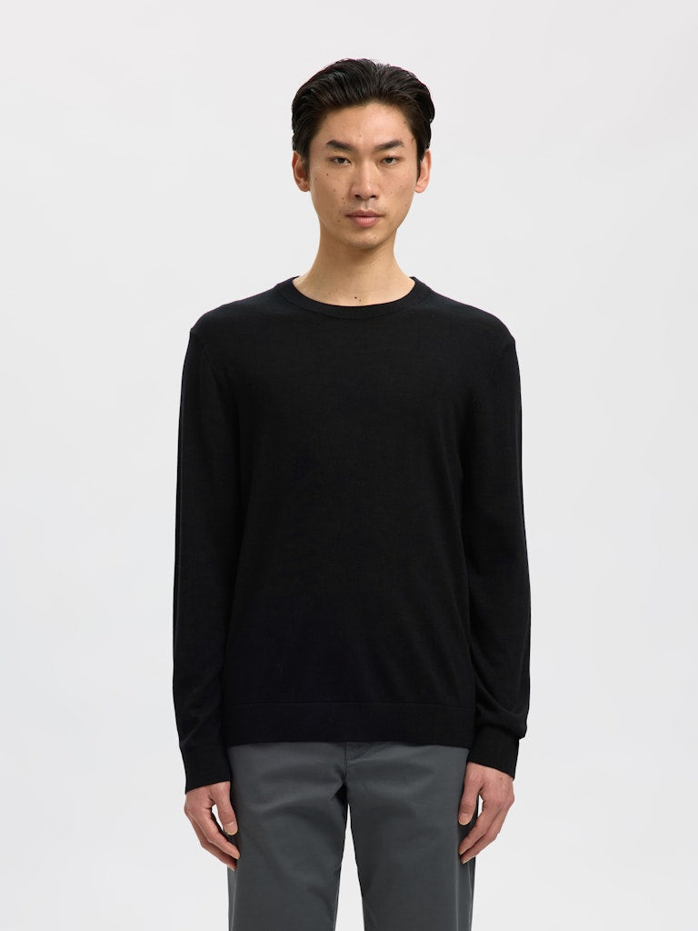 Selected homme Herren Pullover Black