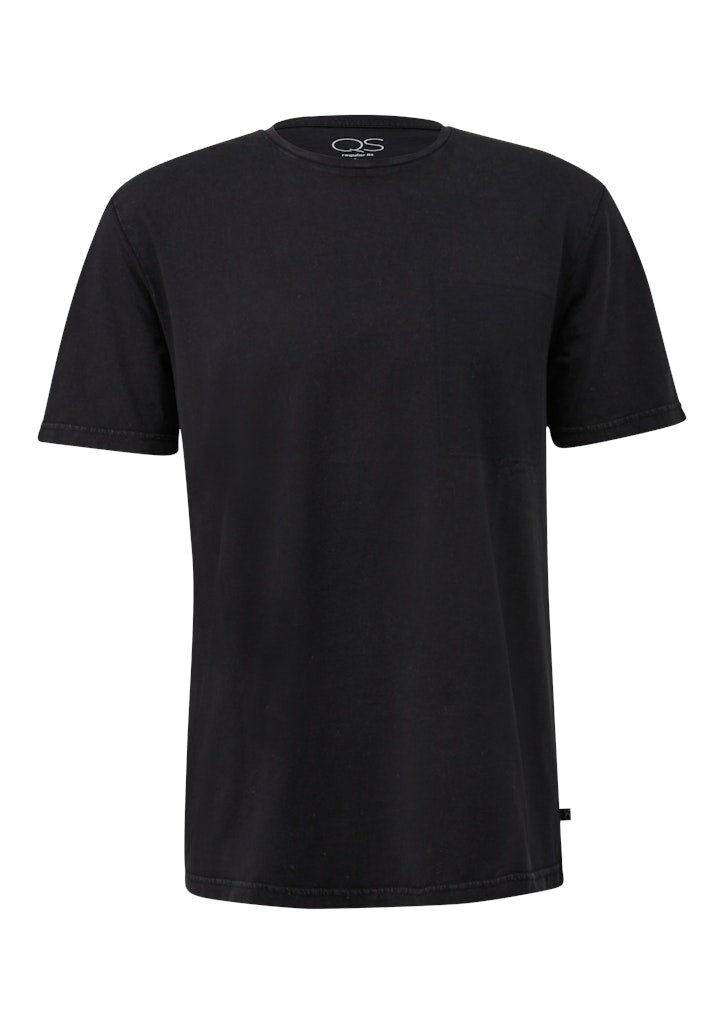 QS by S.Oliver Herren T-Shirts kurz Grey/Black