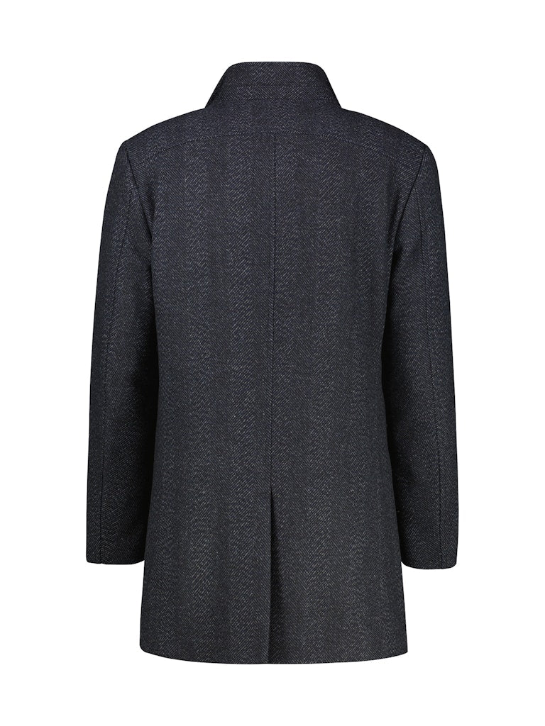 Lerros Herren Mantel Classic Navy